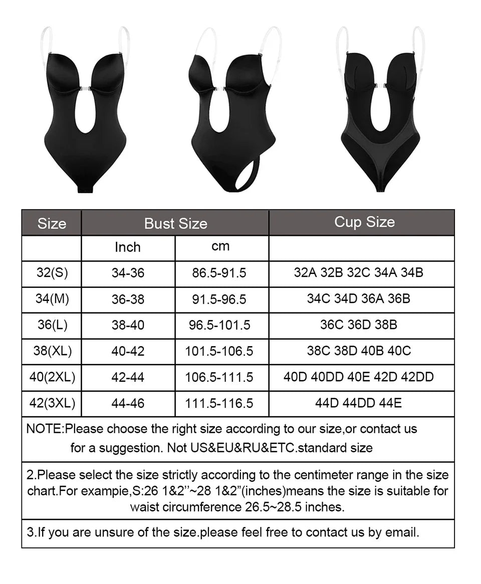 One Body InvisibleLift Backless Bodysuit