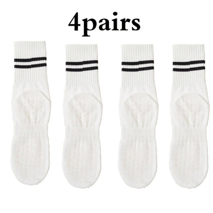 One Body GripFlow Pilates Socks (4-Pack)