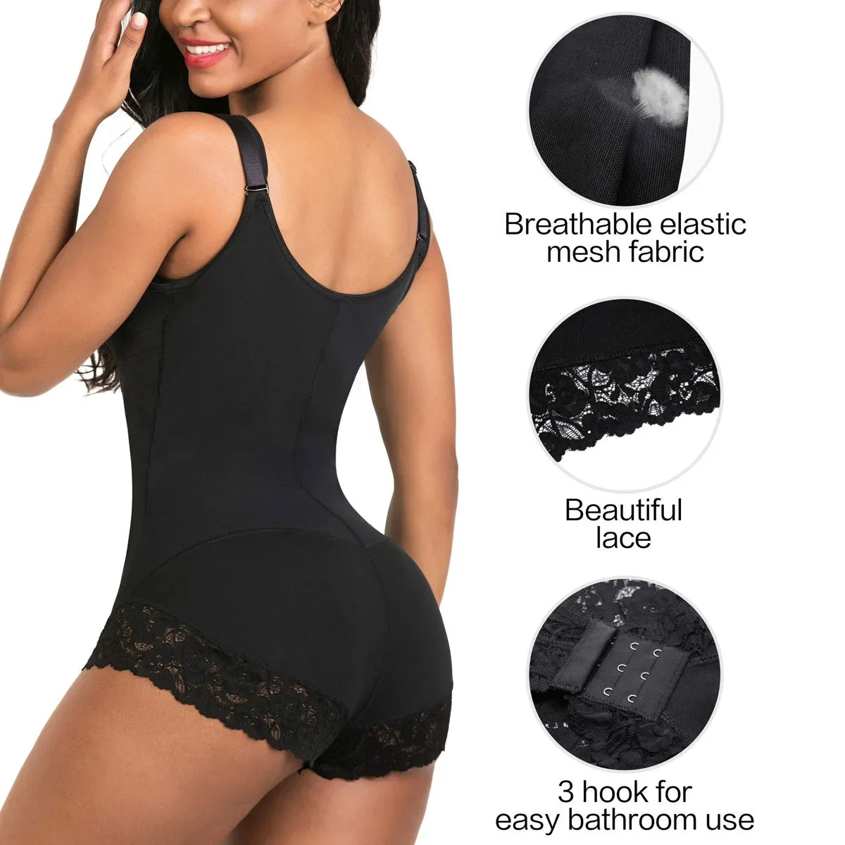 One Body SculptShape Lace Bodysuit
